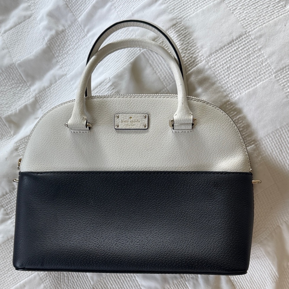 Kate Spade Black and White Satchel